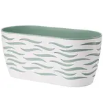 Kvetináč Sahara Duo 35 cm biela + mäta