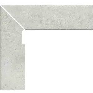 Sokel schodiskový Zanquin  Recto Urban Gris ľavý 27/39