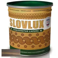 Slovlak Slovlux Tenkovrstvová Lazúra Orech 2,5 l