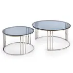 Súprava konferenčných stolíkov Mercury dymový