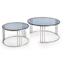 Súprava konferenčných stolíkov Mercury dymový