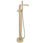 Voľne stojaca vaňová batéria Rea Clark zlatá kartáčovaná