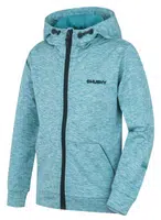 Husky Alony K 152-158, fd. turquoise Dětská mikina s kapucí
