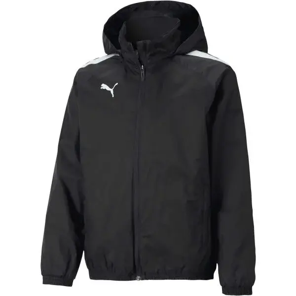 Puma TEAMLIGA ALL WEATHER JACKET Chlapecká bunda, černá, velikost