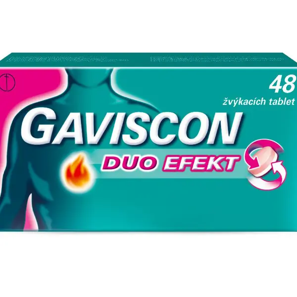 Gaviscon Duo Efect 48 žvýkacích tablet