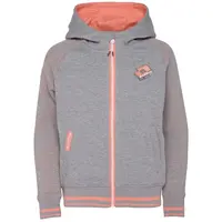 Lotto MANET Dívčí celorozepínací mikina s kapucí, šedá, velikost 152-158