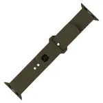 Set silikonových řemínků FIXED Silicone Sporty Strap pro Apple Watch 38/40/41mm, olivová