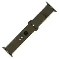 Set silikonových řemínků FIXED Silicone Sporty Strap pro Apple Watch 38/40/41mm, olivová