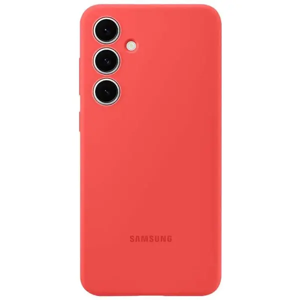 Silikonový zadní kryt pro Samsung Galaxy S25+ EF-PS936CREGWW, červená