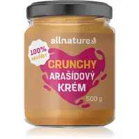 Allnature Arašídový krém crunchy 100% ořechový krém 500 g