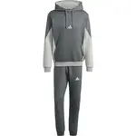 adidas SPORTSWEAR FLEECE COLORBLOCK TRACKSUIT Pánská tepláková souprava, tmavě šedá, velikost XXL