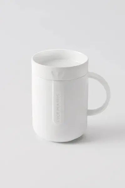 Šálek s víčkem Raeder Cosy Time 300 ml bílá barva