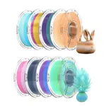 8kg Mecpow HS PETG Filament - Pink-White/Blue-Purple/Indigo-White/Blue-Green/Orange-White/Blue-White/Pink-Yellow/Green-Purple