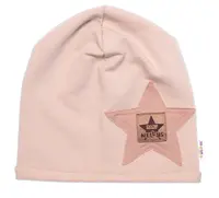 Baby Nellys Dětská čepice bavlna, Baby Star,  béžová vel.  104/134