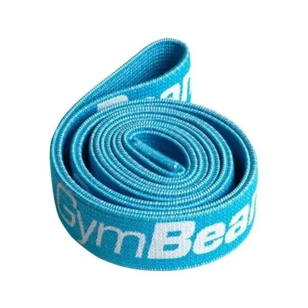 GymBeam CROSS BAND LEVEL 3 Textilní posilovací guma, modrá, velikost