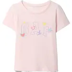 GAP V-LOGO Dívčí tričko, růžová, velikost