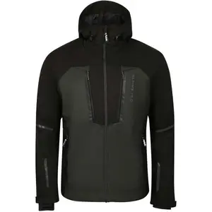 ALPINE PRO REWED Pánská lyžařská bunda, černá, velikost
