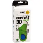 Sidas COMFORT 3D JUNIOR Dětské vložky do bot, modrá, velikost