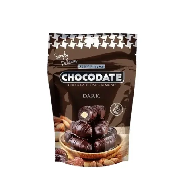 Chocodate - čokodatle s mandlí v hořké čokoládě 90 g