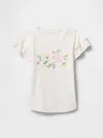 GAP Dívčí Dětské tričko s logem 740966-00 Velikost: XXL