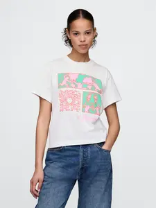 GAP Dámské Tričko Gap × Keith Haring 741926-01 Velikost: XL