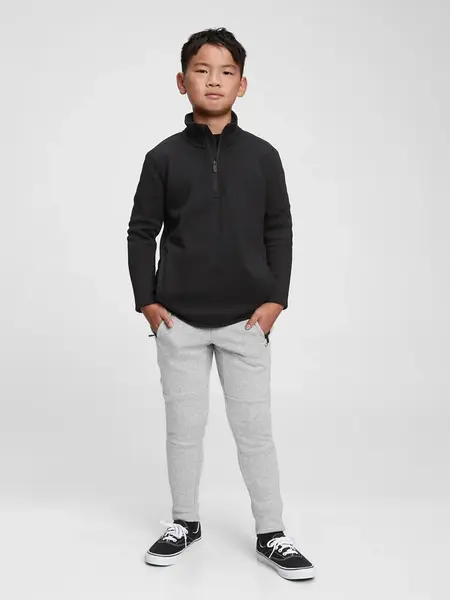 GAP Dětské tepláky cozy fit tech pants - Kluci