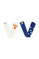 Dětské legíny Mini Rodini Hearts 2-pack bílá barva, 26160118