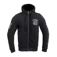 Pánská mikina W-TEC Black Heart Kustom Kulture Hoodie s aramidem černá XXL
