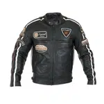 Pánská kožená moto bunda W-TEC Sheawen Black černá XXL
