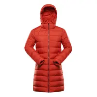 Dámský zimní ultralehký kabát hi-therm alpine pro defra oranžová / červená xl