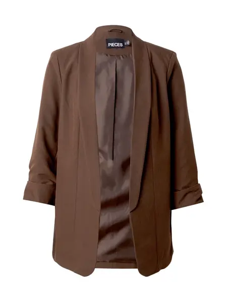 PIECES Blejzer 'PCBOSELLA'  hnedá