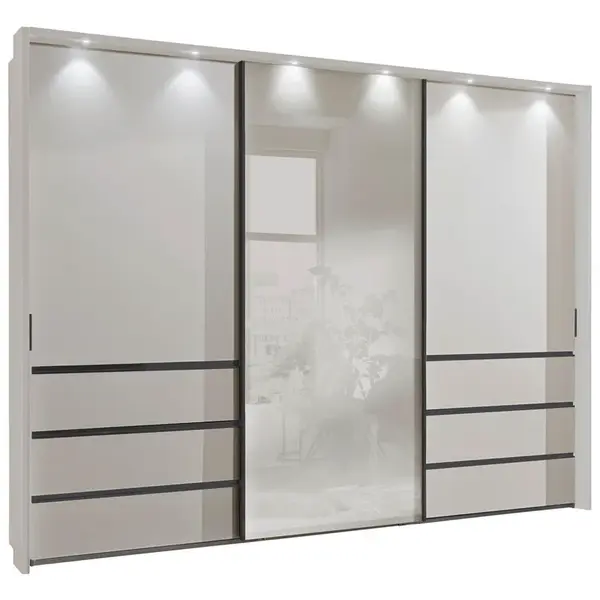 Novel SKŘÍŇ S POSOUVACÍMI DVEŘMI, šampaňská, 300/236/67 cm