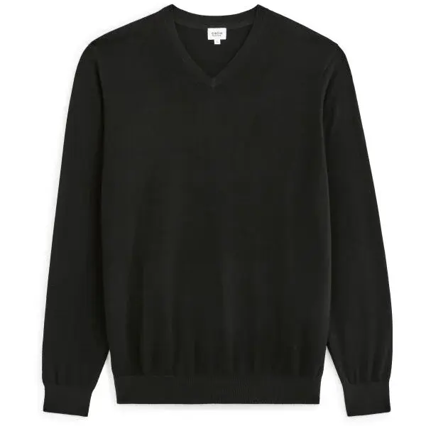 CELIO DECOTONV Pánsky sveter, čierna, veľkosť