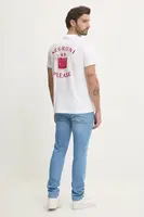 Bavlněné tričko Joop! bílá barva, s potiskem, 30045502
