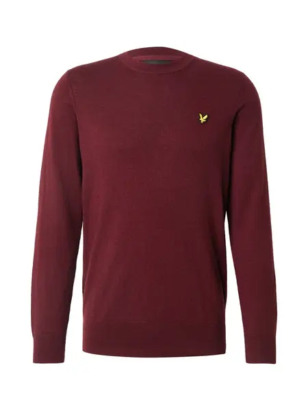 Lyle & Scott Sveter  vínovo červená