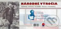 Národné výročia - Stolový kalendár 2026
