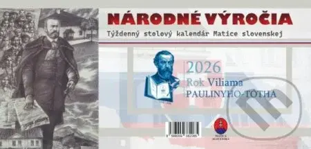 Národné výročia - Stolový kalendár 2026