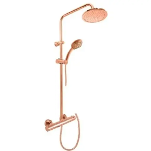 Sprchový systém RAV SLEZÁK zlatá ružová kartáčovaná TRM82.5/7-61ZRK