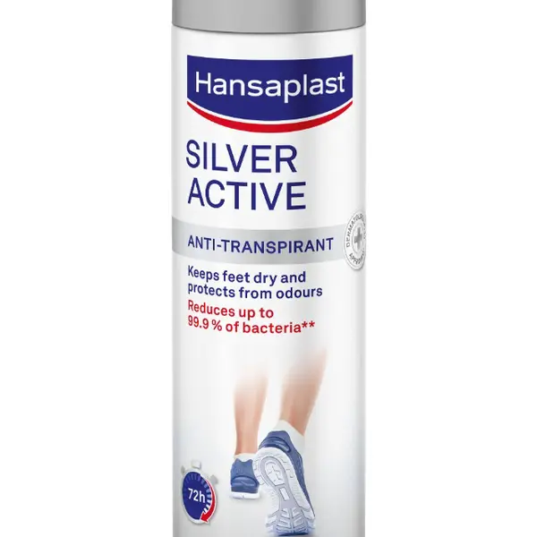 Hansaplast Silver Active sprej na nohy 150 ml