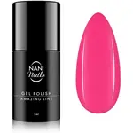 NaniNails NANI Amazing Line gélový lak na nechty odtieň Shock Pink 5 ml