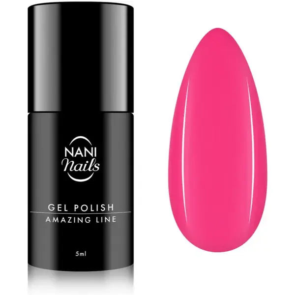 NaniNails NANI Amazing Line gélový lak na nechty odtieň Shock Pink 5 ml
