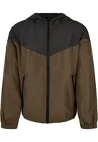 Boys' 2-Tone Tech Windrunner black/darkolive