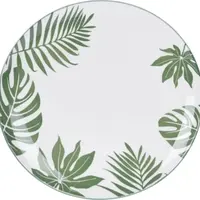 Mělký talíř Siaki 26 cm, motiv tropické listy
