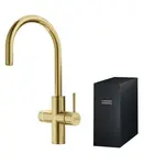 Franke Mythos - Dřezová baterie s filtračním zařízením, zlatá 160.0731.755