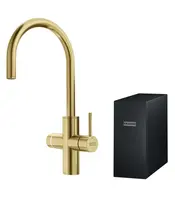 Franke Mythos - Dřezová baterie s filtračním zařízením, zlatá 160.0731.755