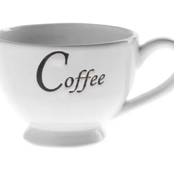 Šálek Coffee 180 ml, bílá keramika