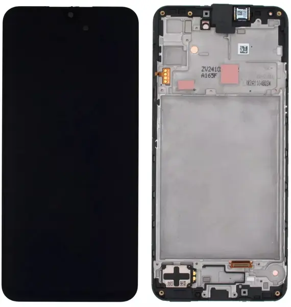 LCD display + dotyková deska + přední kryt pro Samsung Galaxy A16 5G, black TFT