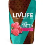 Livlife Vegan Protein s lyofilizovanou malinou 490 g
