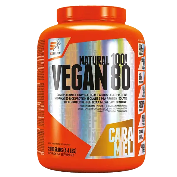 Extrifit Vegan 80 2000g - ledová káva