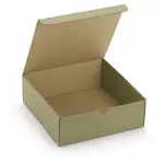 Zelené darčekové krabičky 230x230x80 mm